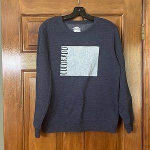 Navy blue Colorado sweatshirt